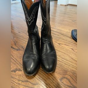 Black Lucchese Boots - Size 10 D
